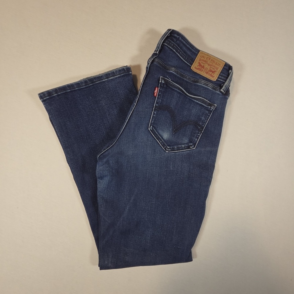 Levi's Jeans 529 Curvy Bootcut Women's Size 8 Natural Fade Medium Wash Denim